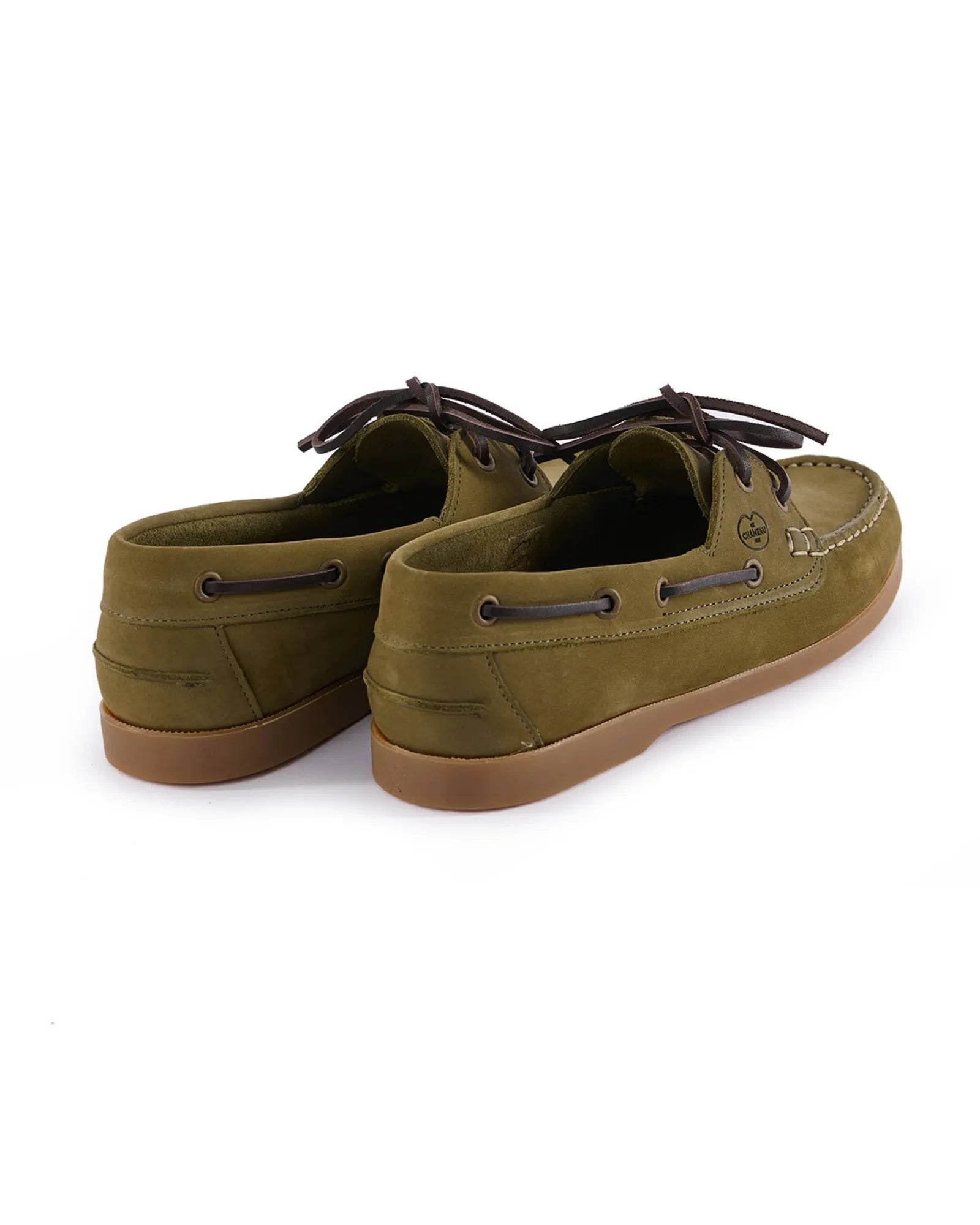 Galion Nubuck Femme Deck Shoe - Vert Vierzon